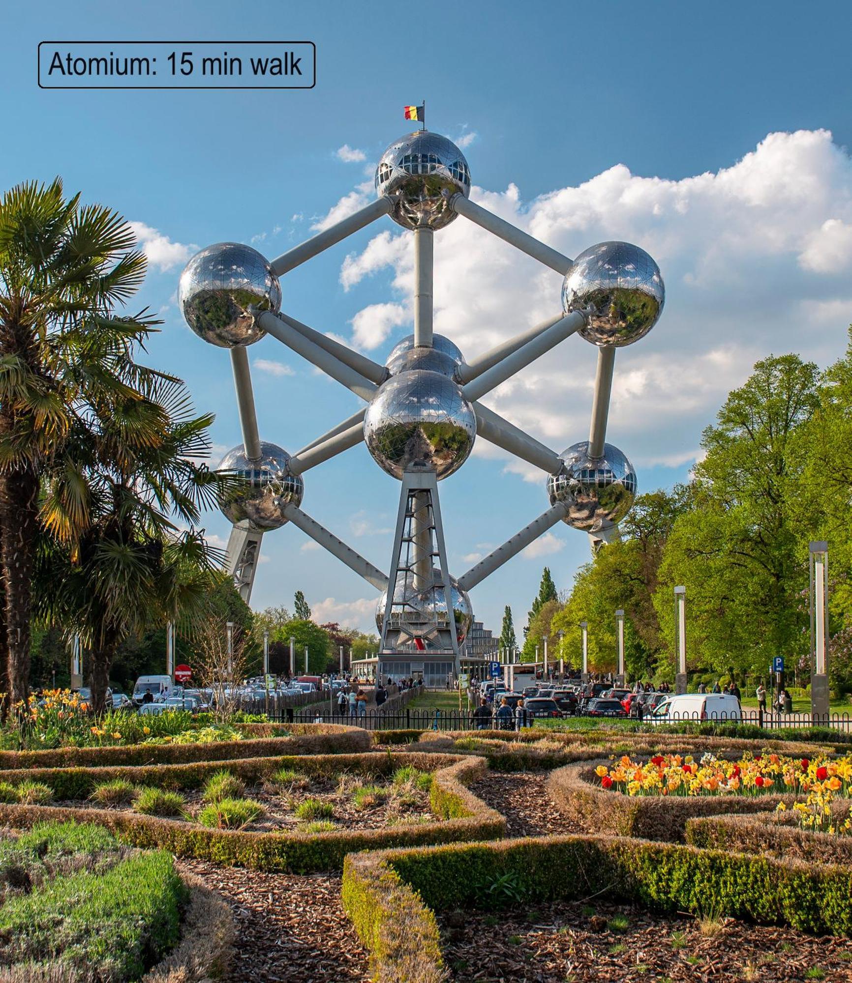 Furnished - Bright, Modern Apartment In Brussels, 15 Minutes Walk From The Atomium Buitenkant foto